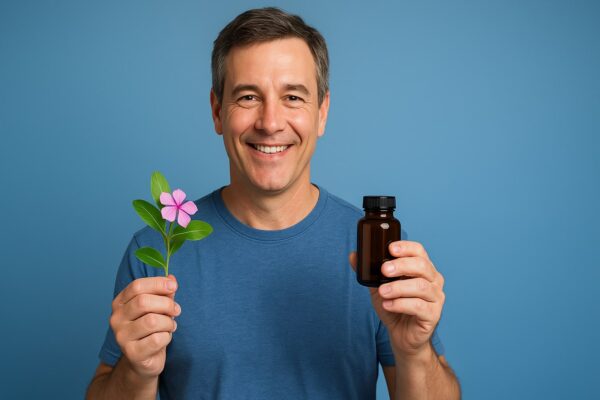 Madagascar Periwinkle: A Review of Its Benefits to Middle-Aged Men’s Health